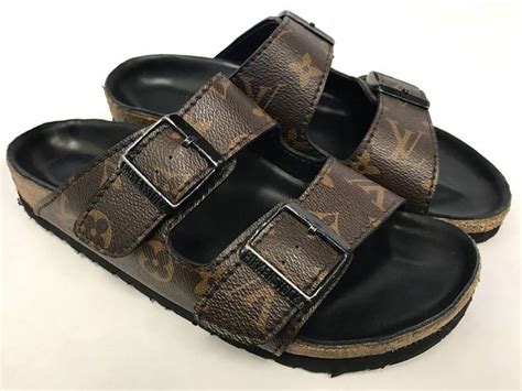 louis vuitton sandals birkenstock|Louis Vuitton platform sandals.